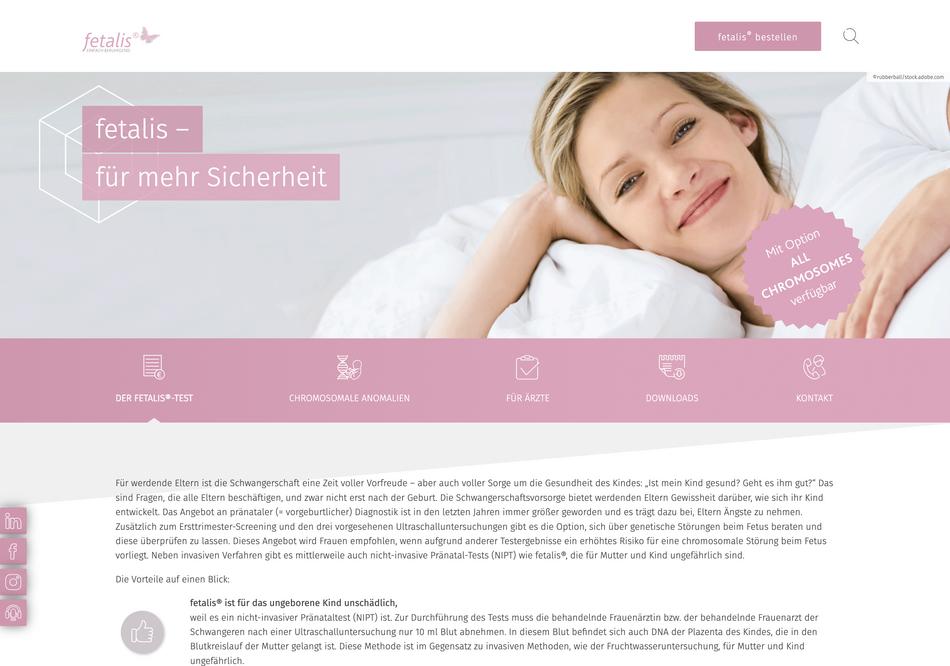 fetalis Website Screenshot