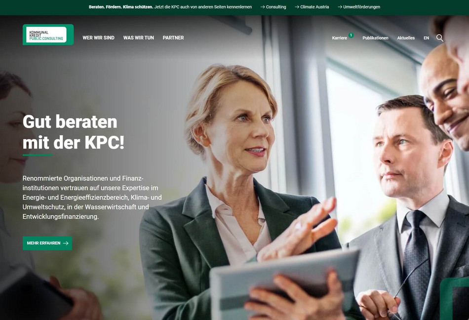 KPC Website Screenshot